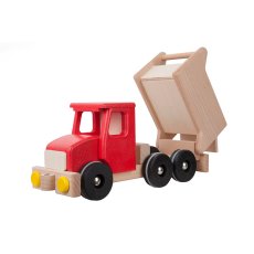 velký dřevěný náklaďák sklápěč 30 cm