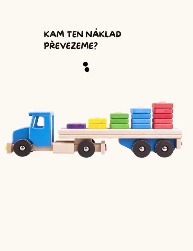 pyramida počítadlo 1-5 montessori