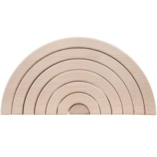 dřevěná duha montessori natural