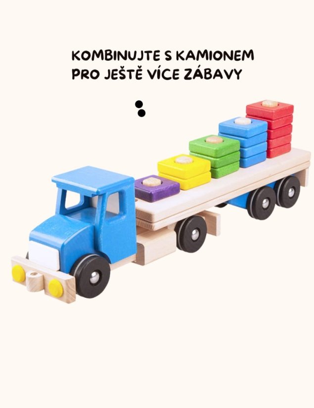 pyramida počítadlo 1-5 montessori