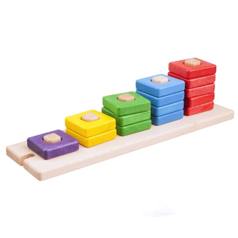 pyramida počítadlo 1-5 montessori