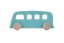 autobus vintage barevný - Barva: Bílá