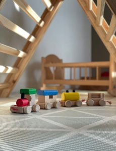 vláček skládací montessori
