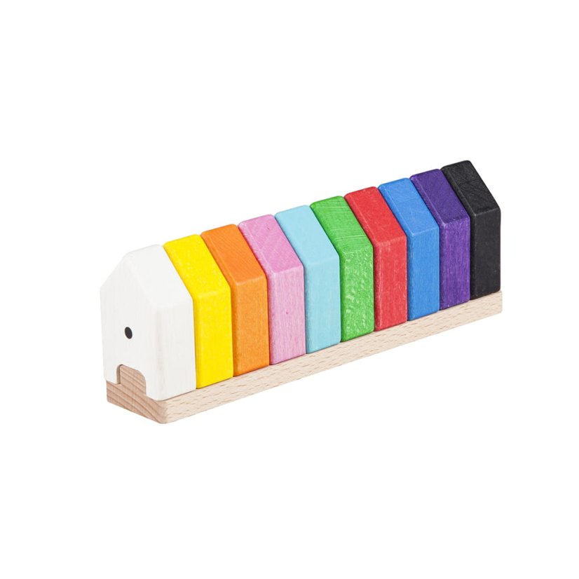 dřevěné montessori počítadlo DOMKY