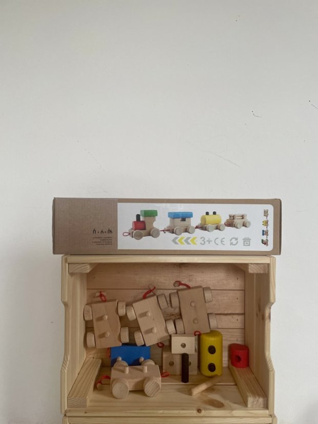 vláček skládací montessori