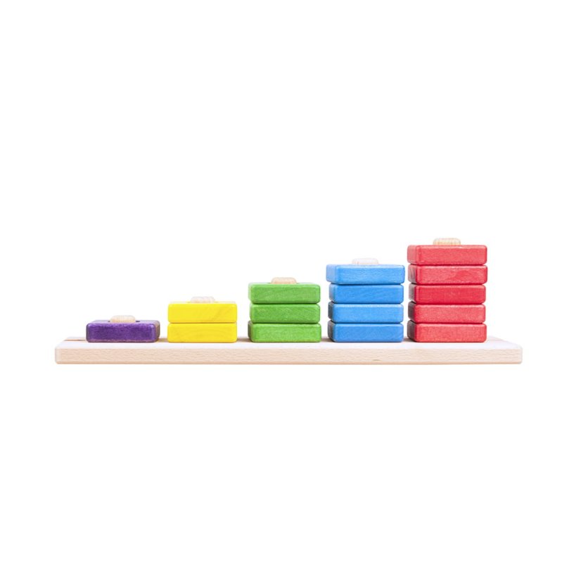 pyramida počítadlo 1-5 montessori