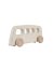 dřevěná designová hračka - autobus vintage - Barva: Bílá