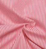 Červené proužky - bavlna
