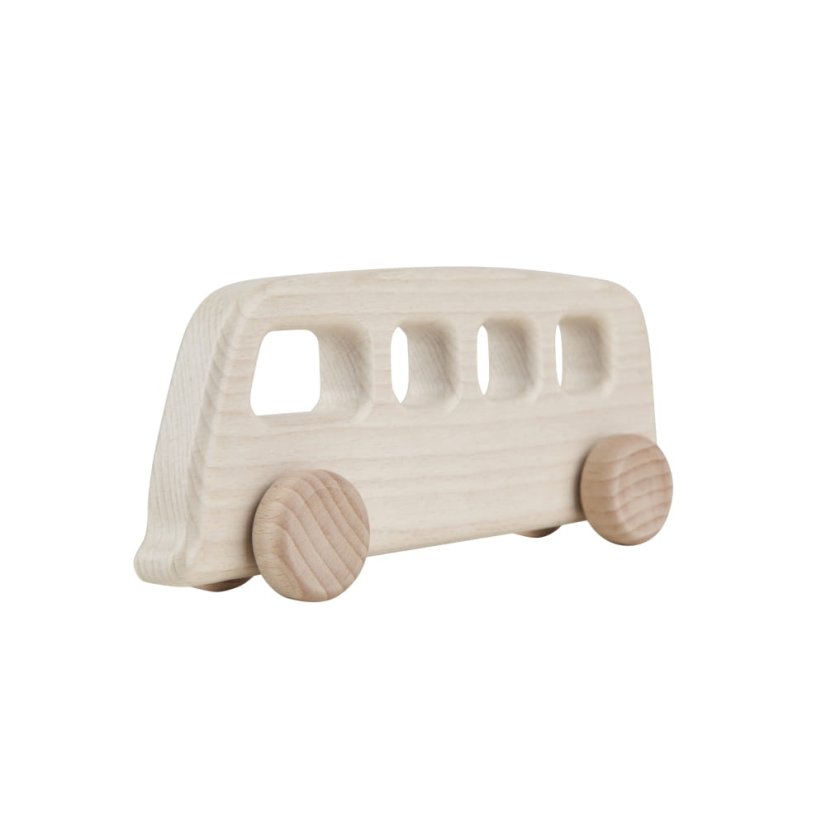 autobus vintage barevný - Barva: Bílá